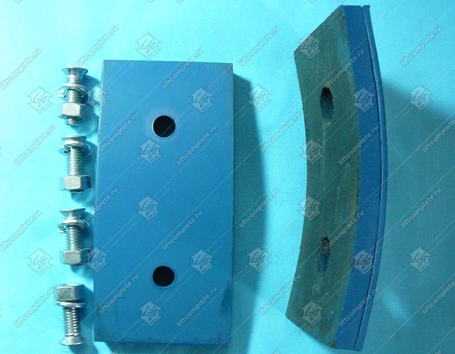 Комплект колодок тормоза, OTIS, 13VTR-M, 13VTR, L - 125 мм, B - 60 мм