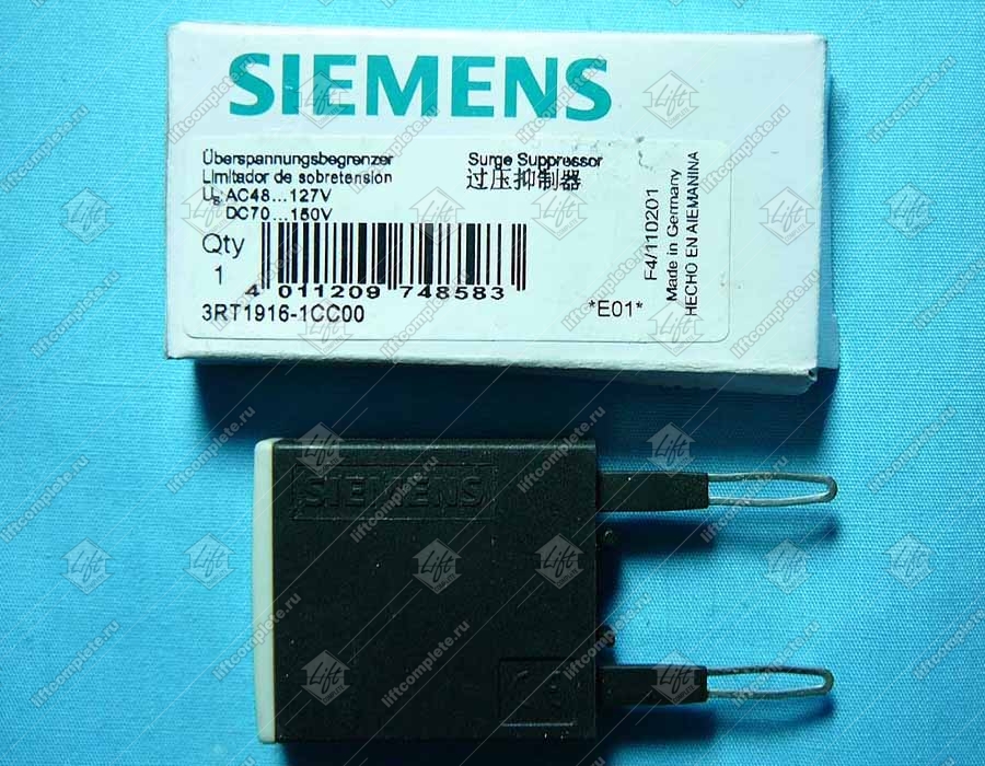 RC-элемент, SIEMENS, AC 48-127 V, DC 70.150V, ограничитель перенапряжений