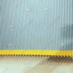 Ступень эскалатора, KONE, ECO, 798 мм, алюминий, окрашенная (серебро), диаметр роликов - 75 мм, 3 крашеные демаркационные линии