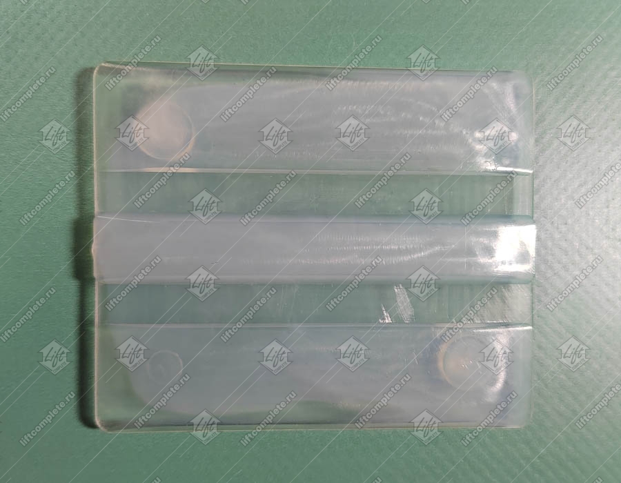 Вкладыш башмака направляющей кабины/противовеса, KONE, с 2 пинами, 80х66, 5х9, T - 16 мм