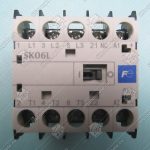 Пускатель, FUJI, SK06L, 24В, в комплекте с тепловым реле TK-12 и модулем механической блокировки SZ1KRM