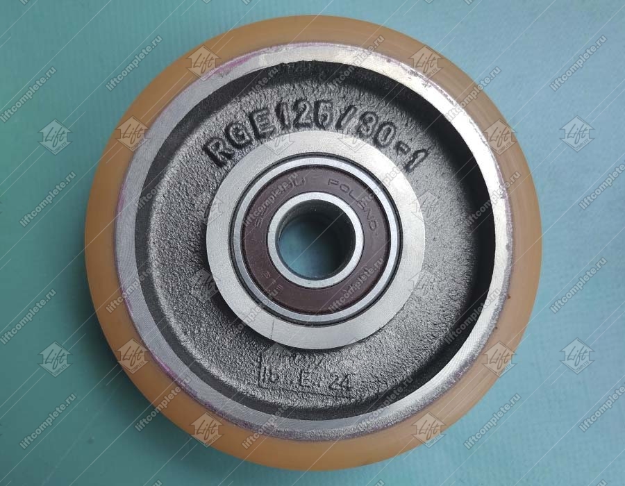 Ролик, башмака направляющей кабины/противовеса, DOPPLER, 125x30 мм, 6204