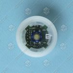 Базовый элемент кнопки вызова, KONE, вверх, прозрачный корпус, янтарная подсветка