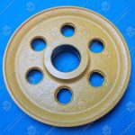 Блок натяжного устройства ограничителя скорости, ЩЛЗ/КМЗ, D - 230 мм, d каната - 7,8 мм, без подшипника, 401.01.01.006Б