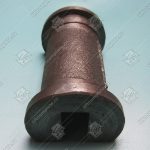 Вкладыш башмака, МЛЗ, В - 14 мм, L - 105 мм, чугун, 285.03.00.022-02