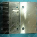 Гребенка входной площадки, правая, 25 зубцов, 214x175 мм, алюминий