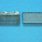 Гребенка входной площадки, KONE, ECO3000-B, левая, 22 зубца, 200x180 мм, алюминий (GD-ALSI 12)