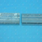 Гребенка входной площадки, OTIS, 506NCE/XO508, центральная, 24 зубца, 203x140 мм, алюминий