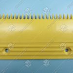 Гребенка входной площадки, SSL, правая, 22 зубца, 203x109 мм, пластик, желтая, QSTJ.S.A-1