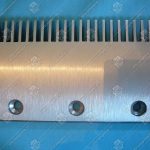 Гребенка входной площадки, THYSSEN, Velino, центральная, 24 зубца, 204x113 мм, алюминий