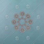 Канат стальной, GUSTAV WOLF, d - 10 мм, PAWO F3 8x19S-IWRC, 60,5кН