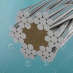 Канат стальной, ГОСТ 3069-80, d - 5,9 мм, 6х7+1о.с, 18,7кН, оцинкованный