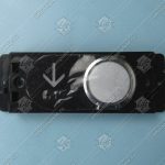 Кнопка вызова/приказа, MITSUBISHI, MTD401, HB222Z, стрелка вниз, красная подсветка, с кодом Брайля