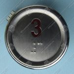 Кнопка вызова/приказа, SONGSAN, Eclipse, 3 этаж, с кодом Брайля