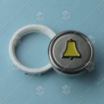 Кнопка вызова/приказа, VEGA Achille, вызов диспетчера, красная подсветка (разъем MLK)