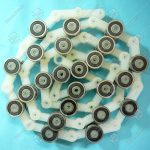 Отклоняющая цепь торца балюстрады, 23 звена, двойная вилка