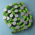 Отклоняющая цепь торца балюстрады, SJEC, 23 звена, зеленые звенья