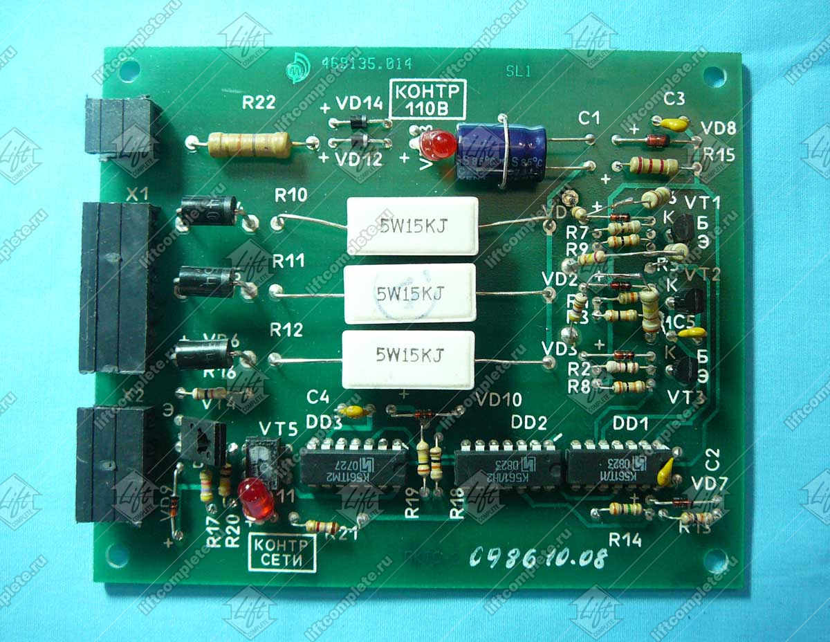 Плата контроля трехфазной сети, УЛ, ПКТС-2, ФАИД.469135.014