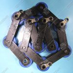 Цепь паллет траволатора, OTIS, шаг - 131,33 мм, палец - 14,63 мм, пластины - 40x5/35x5 мм, ролик - 70x25 мм