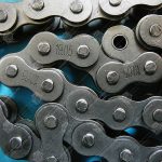 Цепь привода поручня эскалатора, двухрядная, шаг - 19,05 мм, тип B